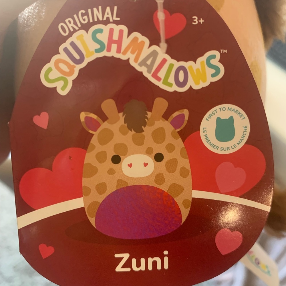 Zuni - Ftm- valentine’s day giraffe - HTF. 5” - Picture 3 of 4